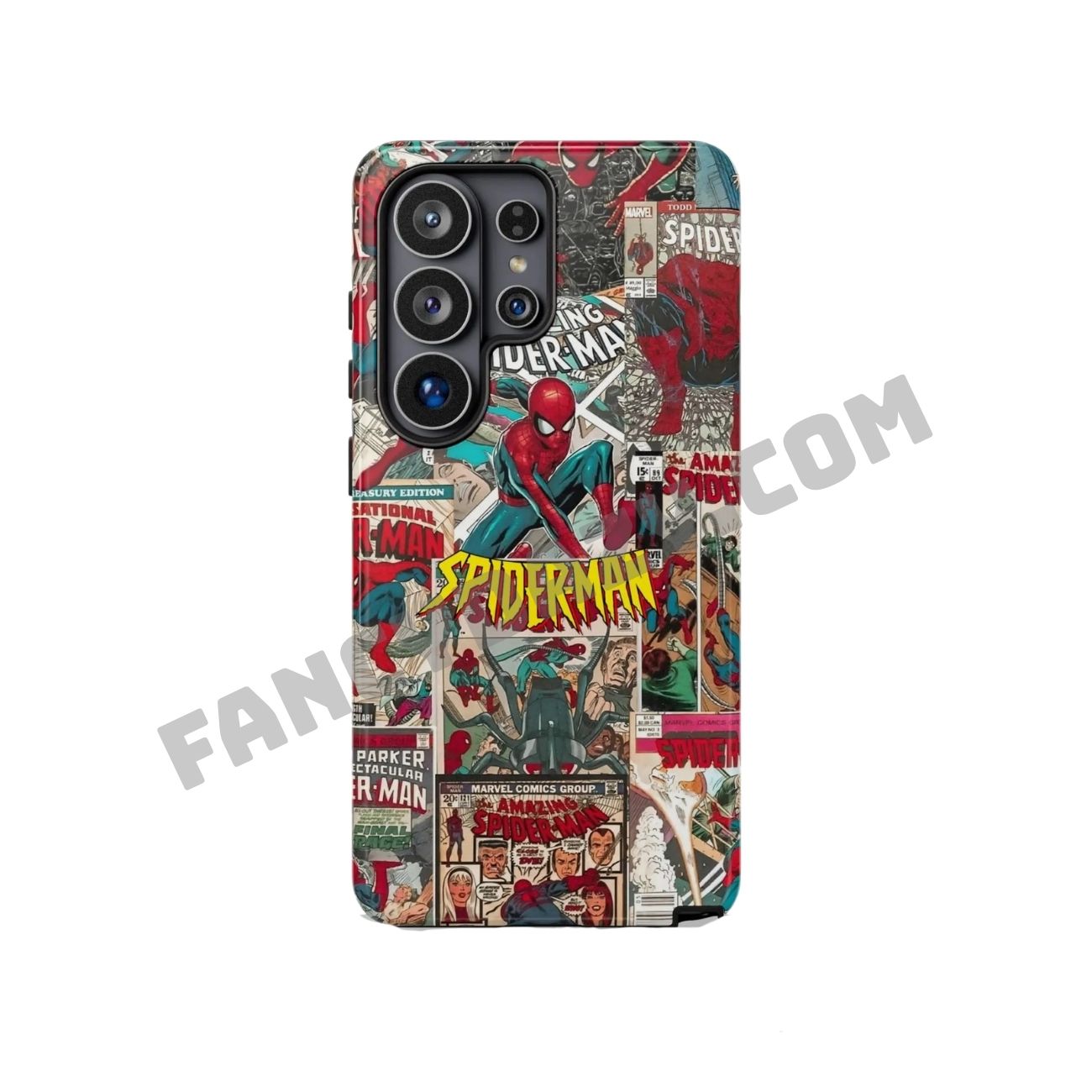 Vintage Spiderman Comic Collage Phone Case Vintage Spiderman Comic Collage Phone Case