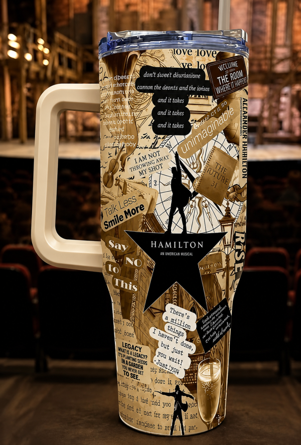 Hamilton Target Vynil King George Tumbler