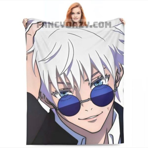 Gojo Satoru Anime 2 Blanket